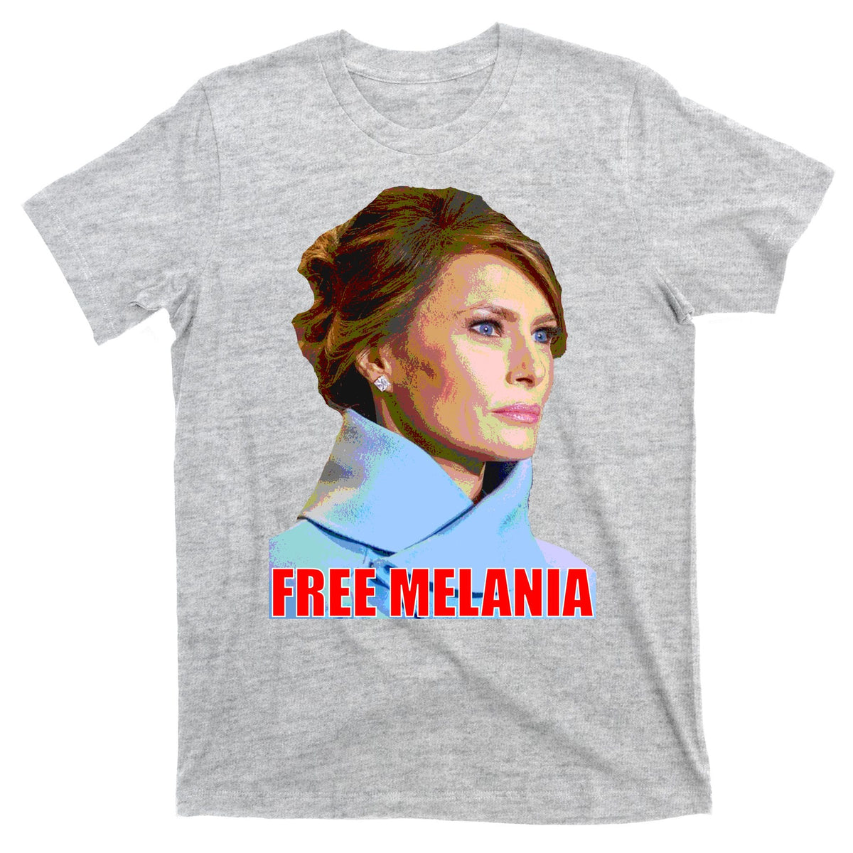 Free Melania Red Photo T-Shirt product image 9