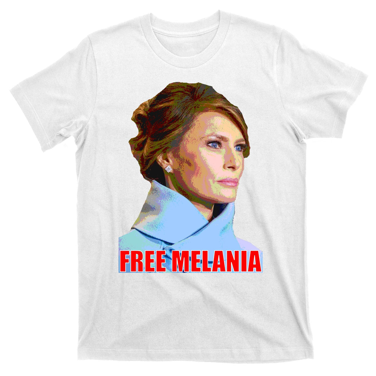 Free Melania Red Photo T-Shirt product image 11