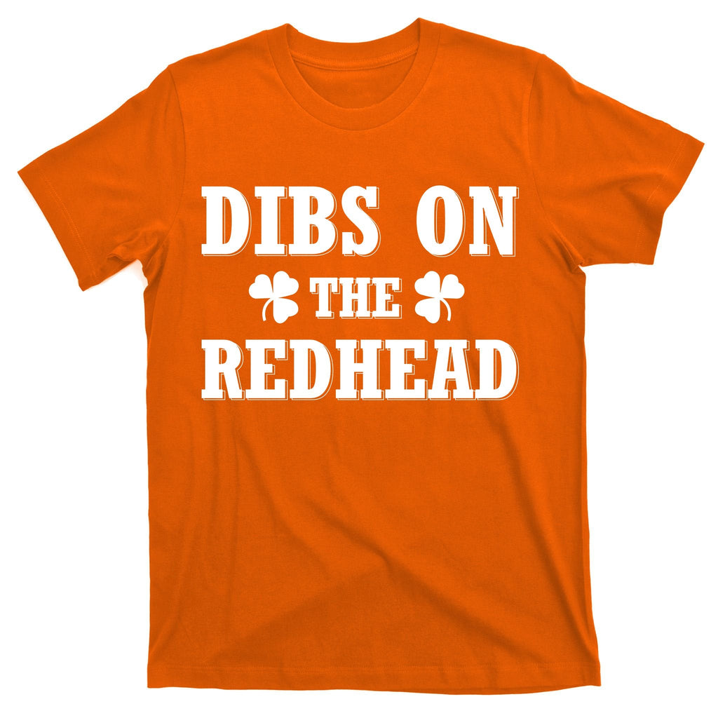 Funny St. Patrick's Day - Dibs On The Redhead T-Shirt product image 5