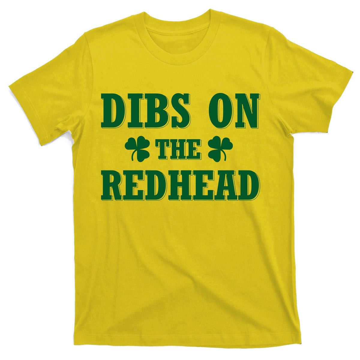 Funny St. Patrick's Day - Dibs On The Redhead T-Shirt product image 3