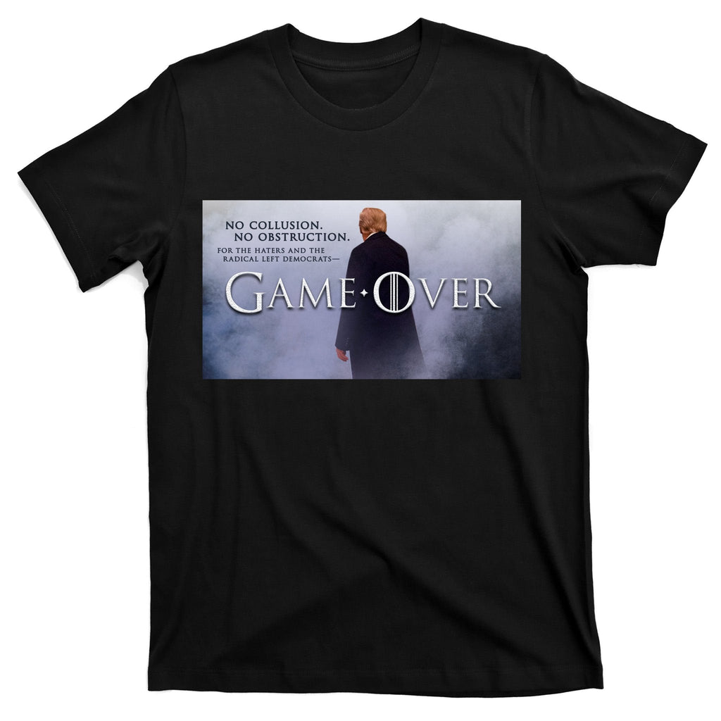 Game Over Donald J Trump No Collusion T-Shirt product image 7