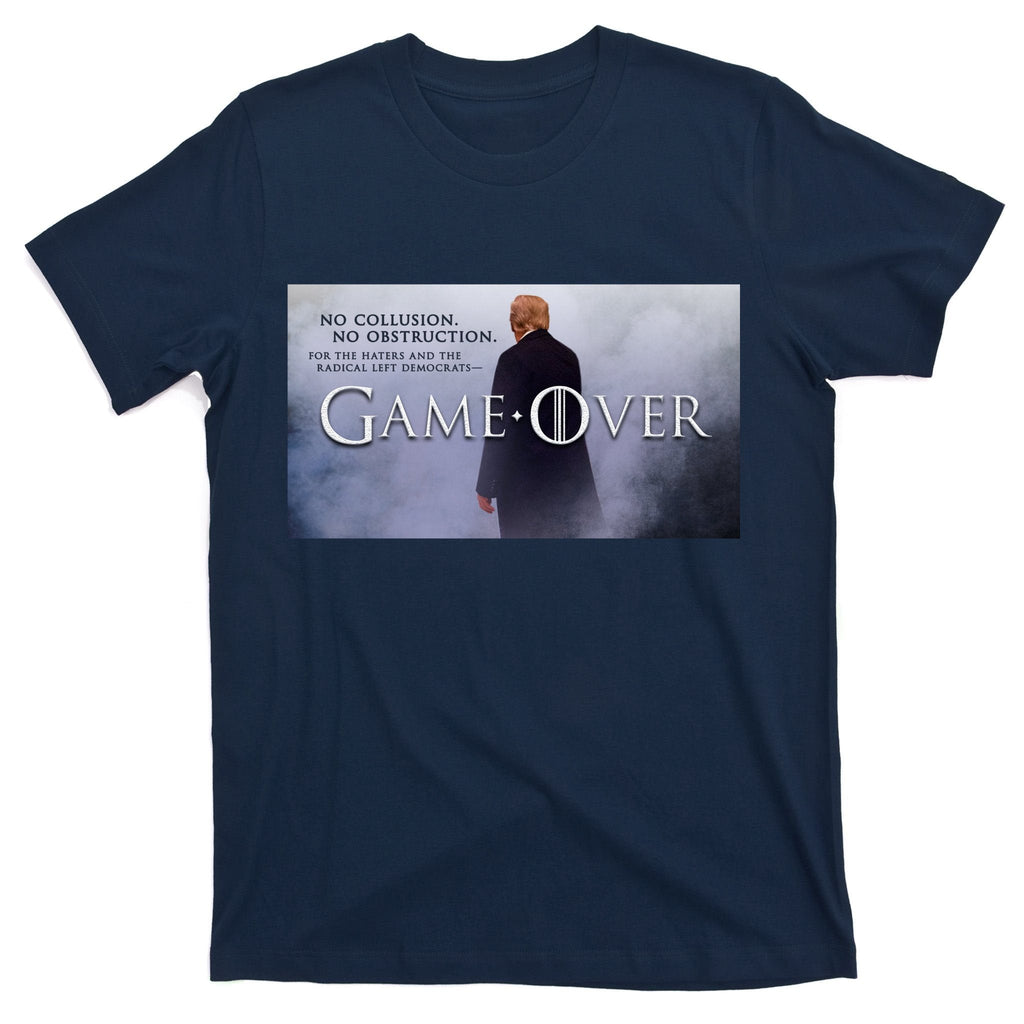 Game Over Donald J Trump No Collusion T-Shirt product image 1