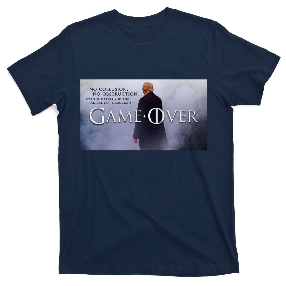 Game Over Donald J Trump No Collusion T-Shirt product image 1