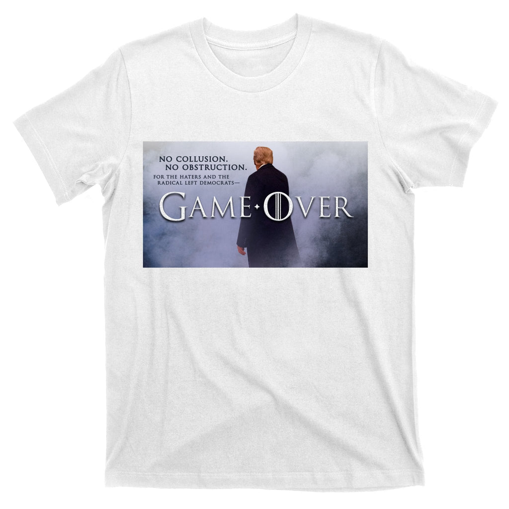 Game Over Donald J Trump No Collusion T-Shirt product image 11