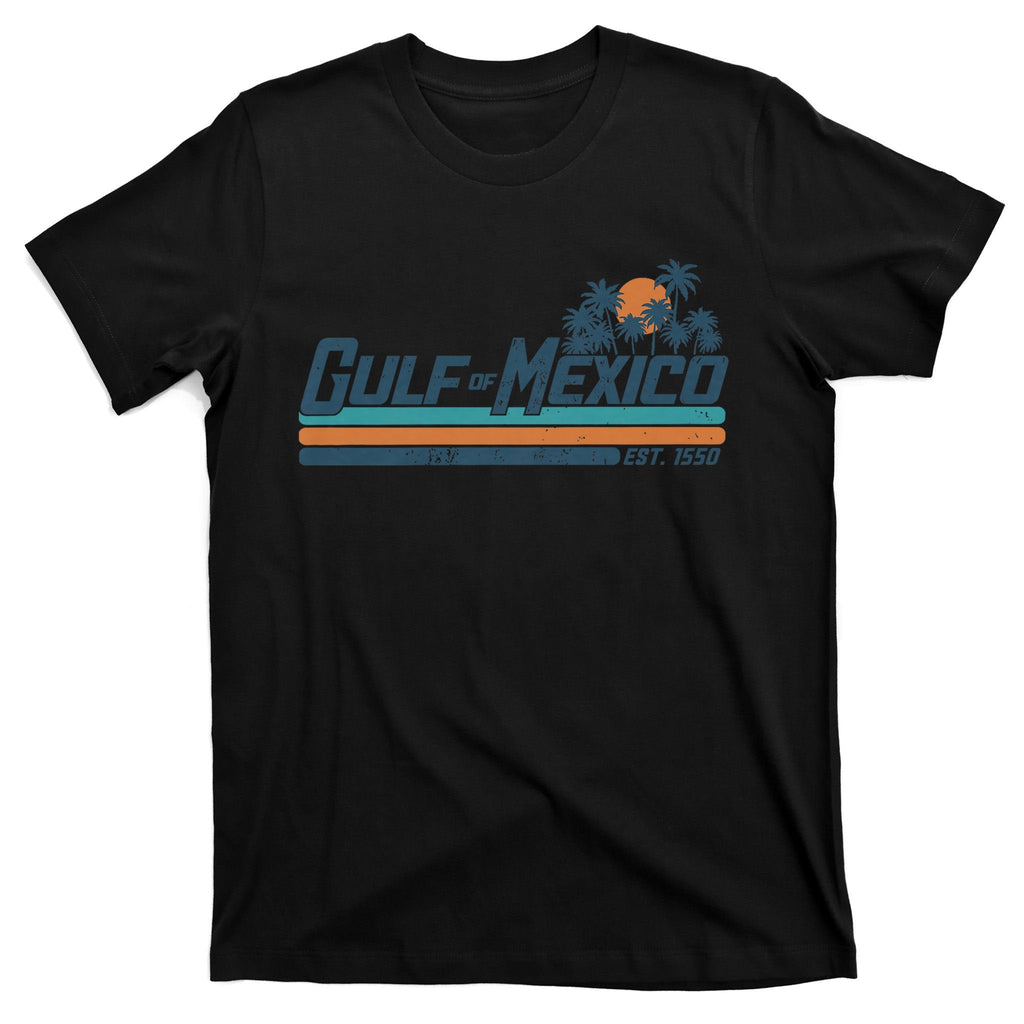 Gulf Of Mexico Est 1550 Retro Vintage Beach T-Shirt product image 7