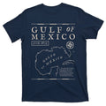 Gulf Of Mexico 1672 Historic Map T-Shirt product image 1