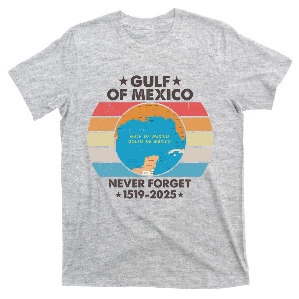 Gulf Of Usa America Never Forget Of Mexico 1519 2025 T-Shirt product image 9
