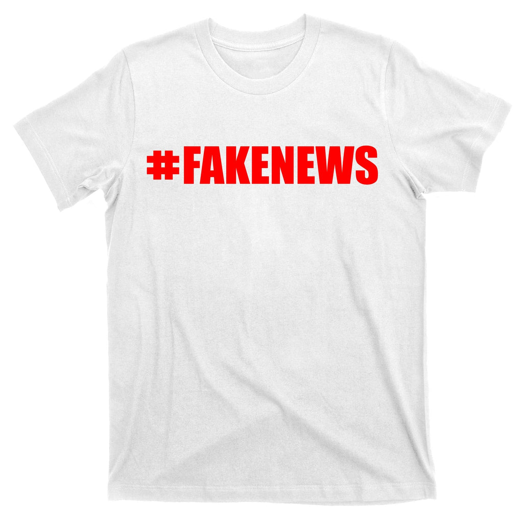 Hashtag Fake News #FAKENEWS Logo T-Shirt product image 11