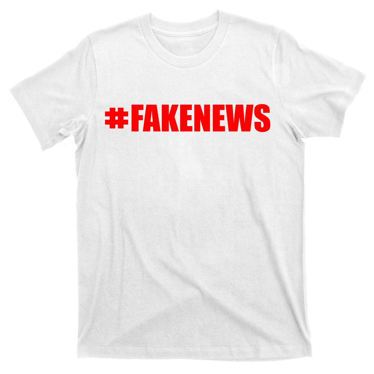 Hashtag Fake News #FAKENEWS Logo T-Shirt product image 11