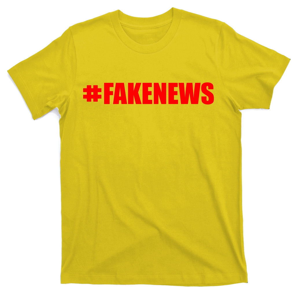 Hashtag Fake News #FAKENEWS Logo T-Shirt product image 3