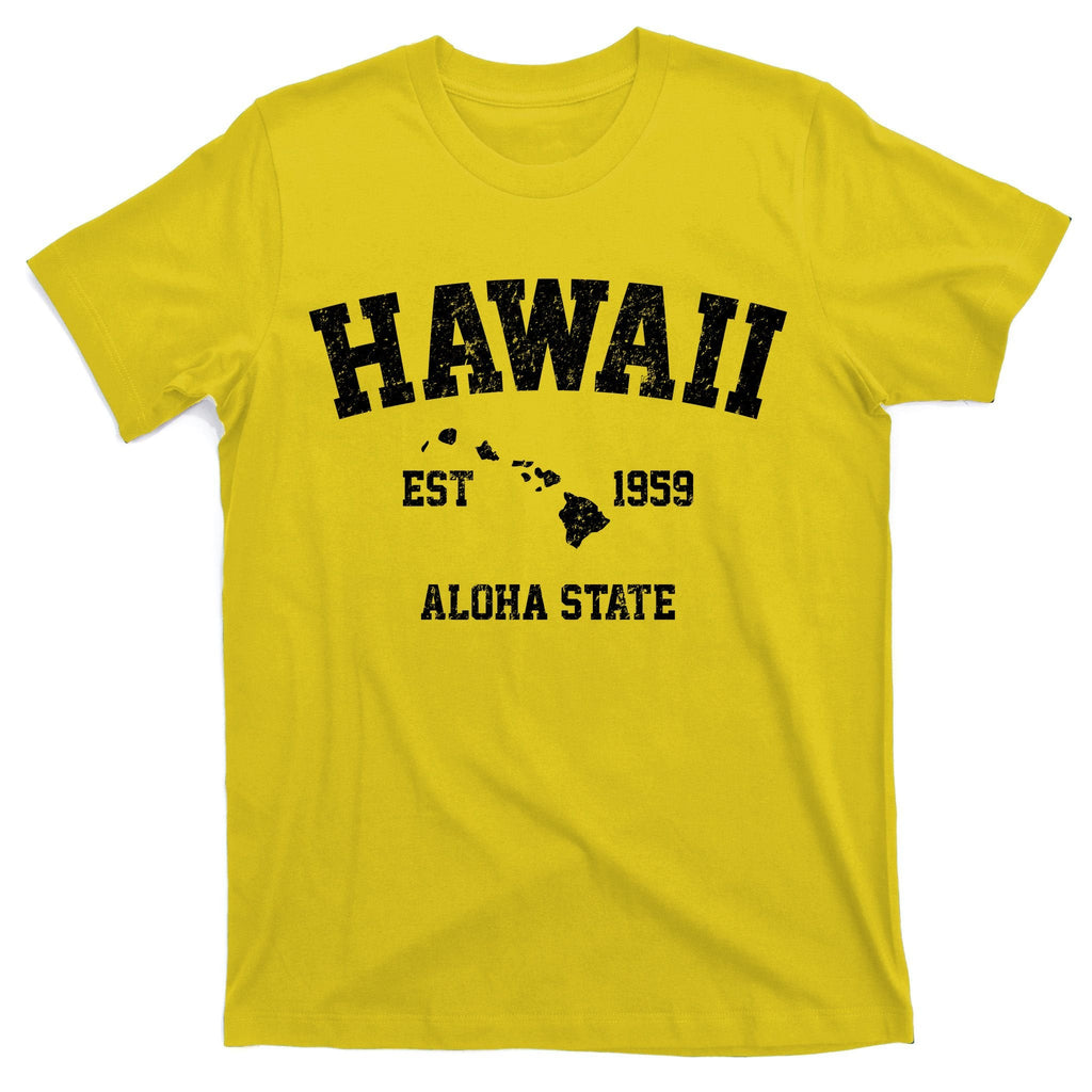 Hawaii Est 1959 Aloha State Vintage T-Shirt product image 3