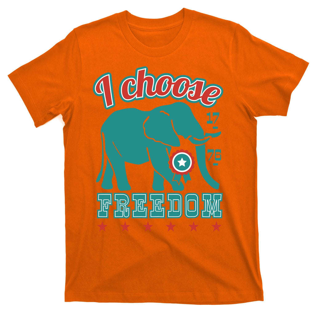 I Choose Freedom Republican Political T-Shirt product image 5