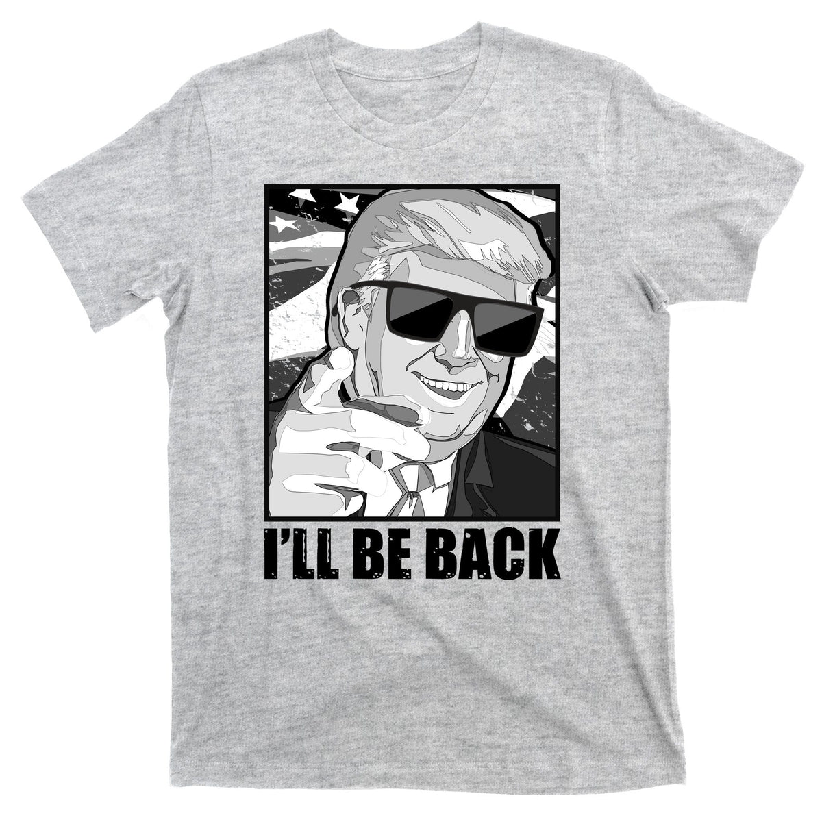 I'll Be Back Terminator Trump 2024 Election T-Shirt product image 9