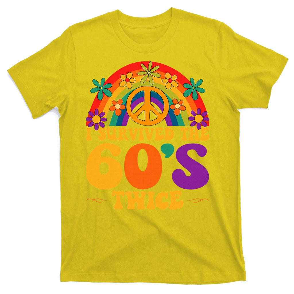 I Survived The 60s Twice Sixties 70th Birthday T-Shirt product image 3