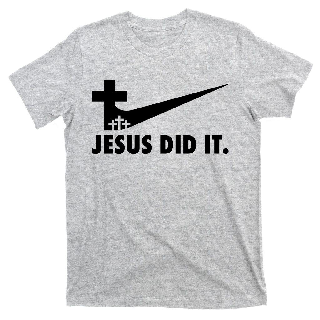 Jesus Did It Cross T-Shirt product image 9