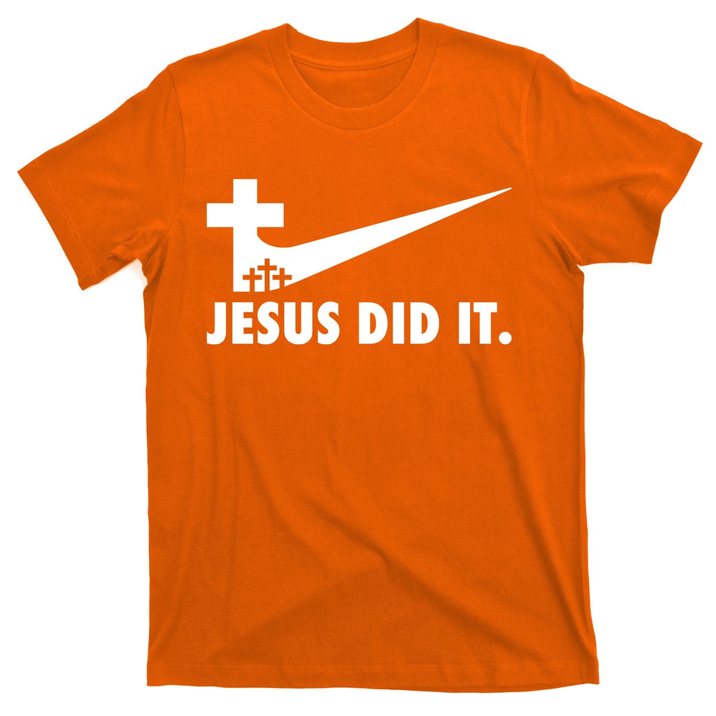Jesus Did It Cross T-Shirt product image 5