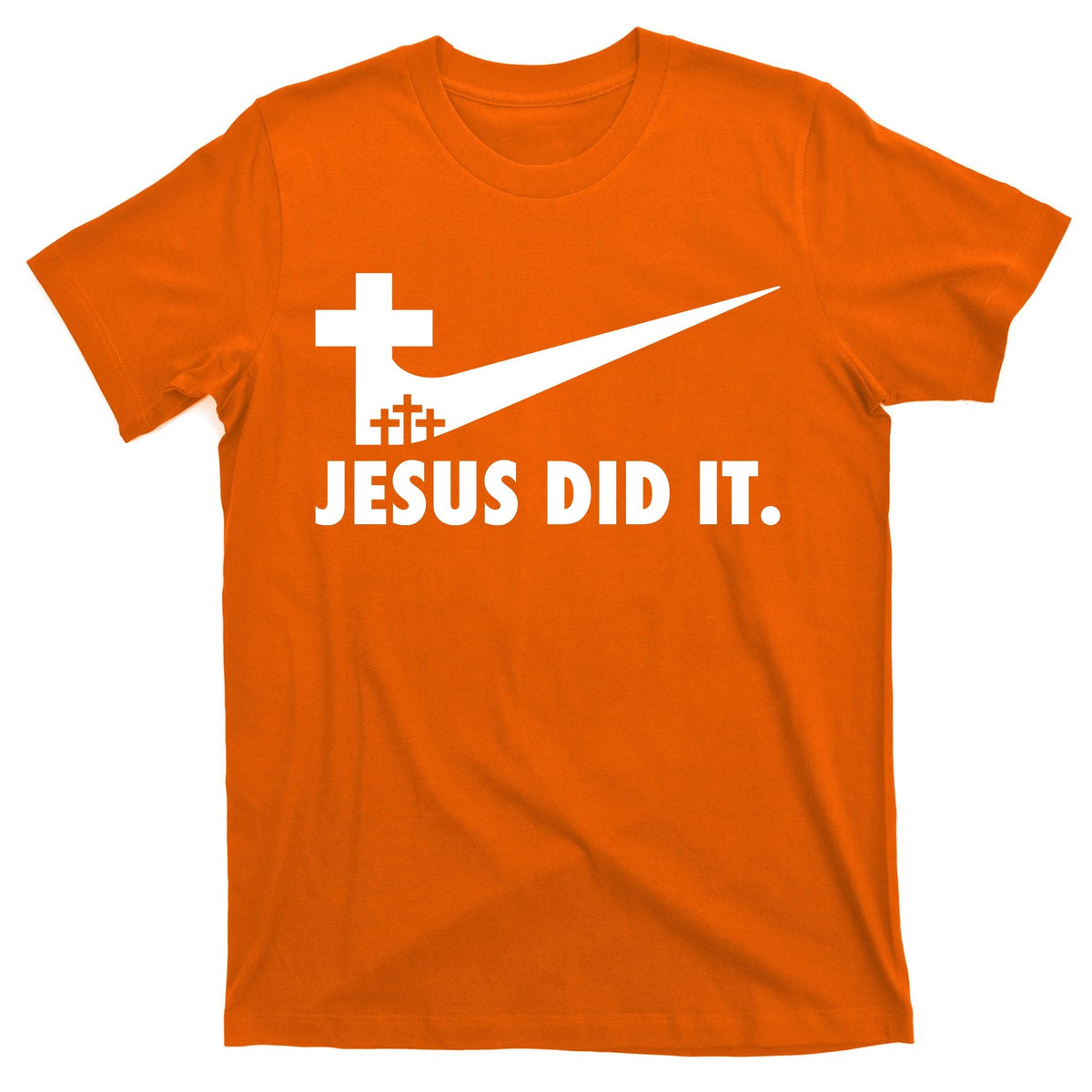 Jesus Did It Cross T-Shirt product image 5