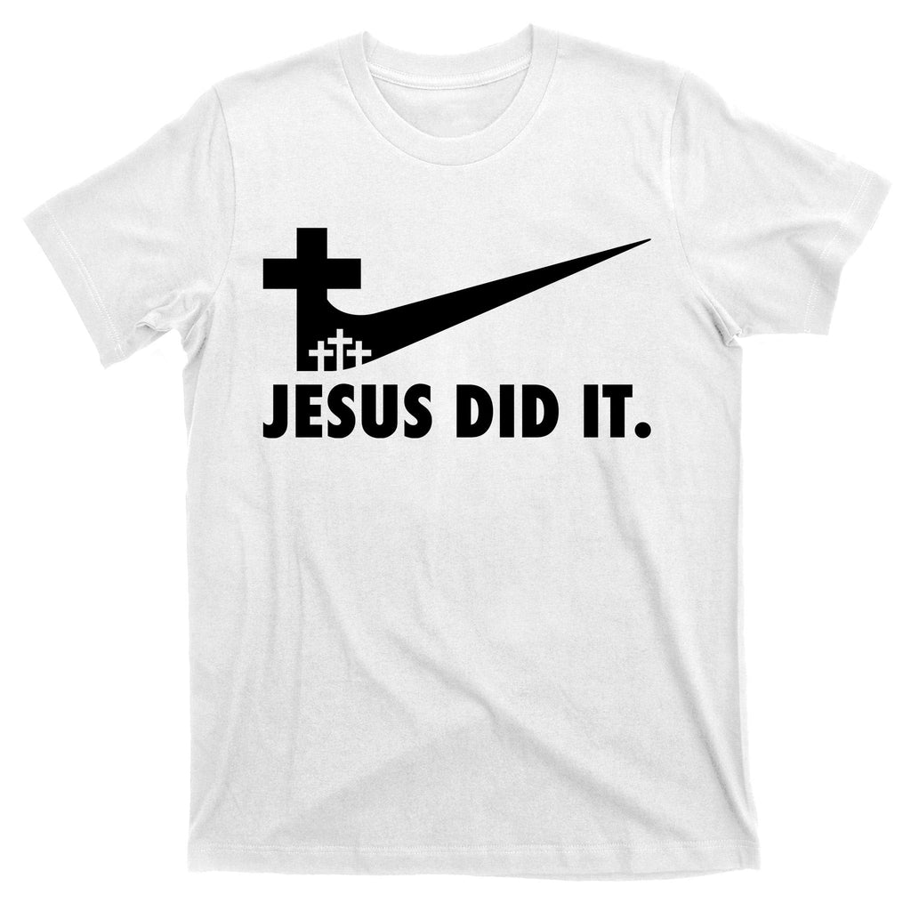 Jesus Did It Cross T-Shirt product image 11