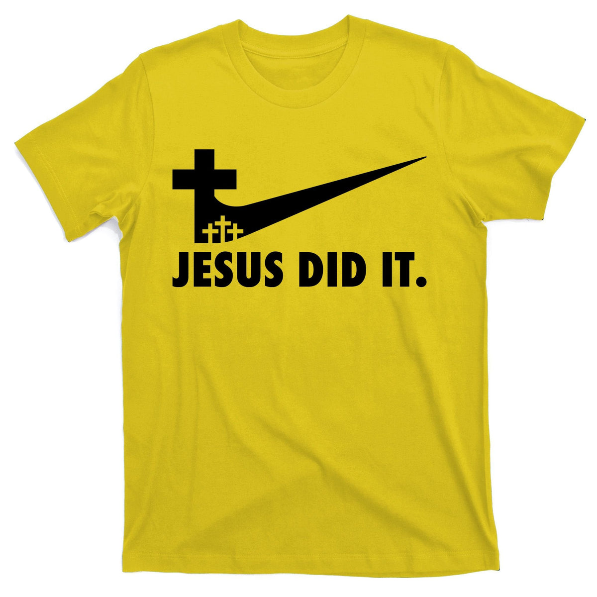 Jesus Did It Cross T-Shirt product image 3