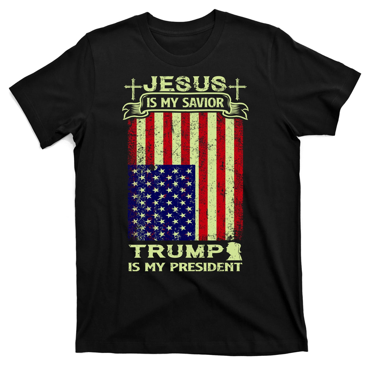 Jesus Is My Savior Trump Is My President 2020 T-Shirt product image 7