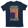 Jesus Is My Savior Trump Is My President 2020 T-Shirt product image 1