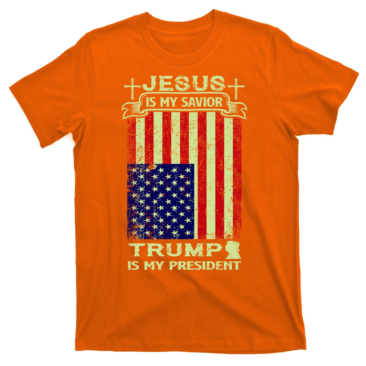 Jesus Is My Savior Trump Is My President 2020 T-Shirt product image 5
