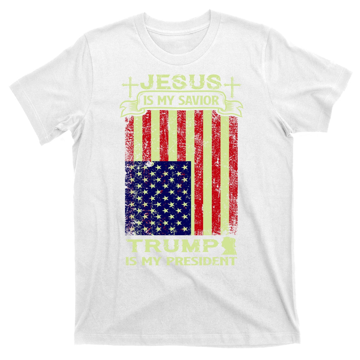 Jesus Is My Savior Trump Is My President 2020 T-Shirt product image 11