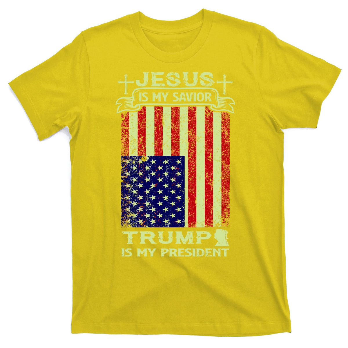 Jesus Is My Savior Trump Is My President 2020 T-Shirt product image 3