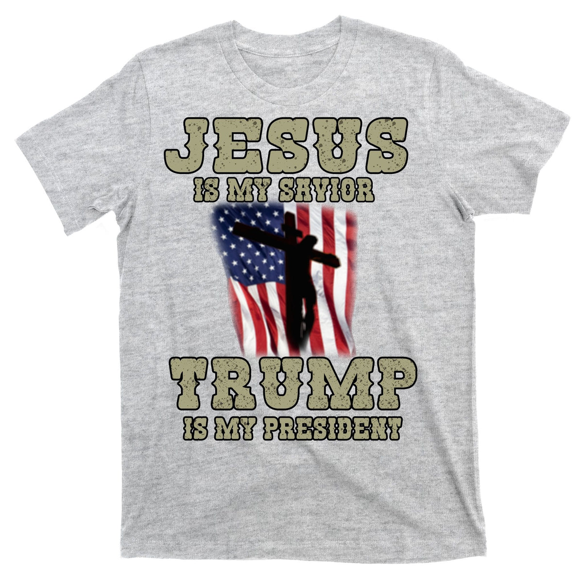 Jesus Is My Savior Trump Is My President Patriotic Flag product image 9