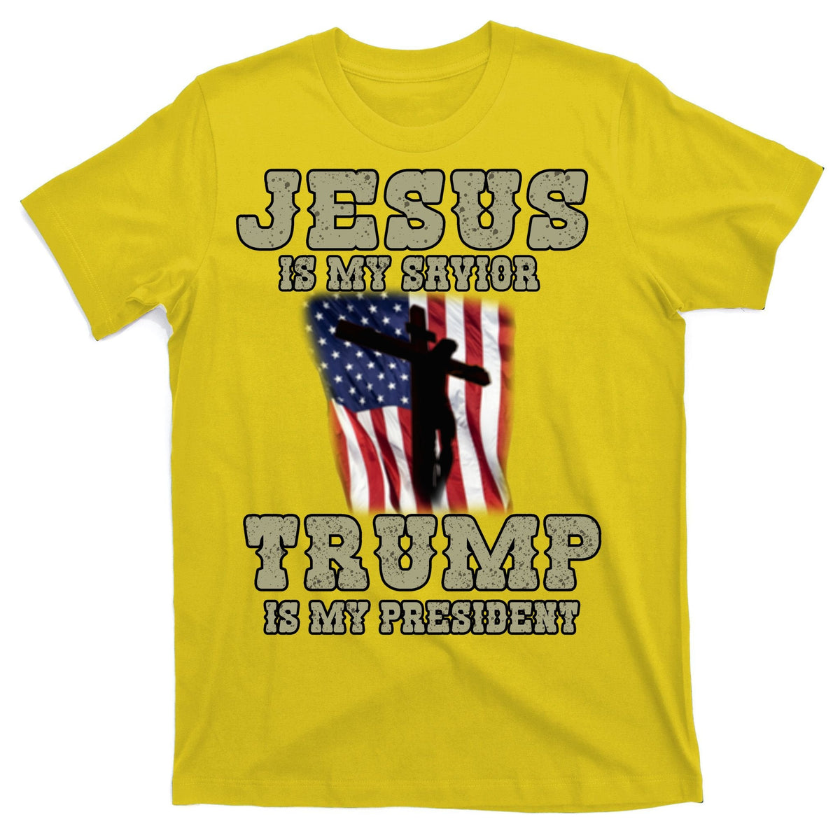 Jesus Is My Savior Trump Is My President Patriotic Flag product image 3