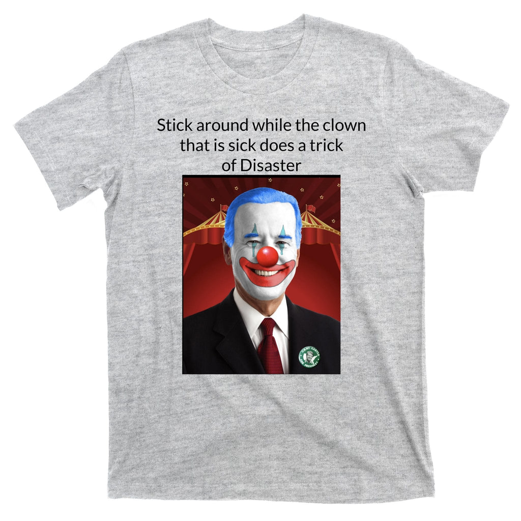 Joe Biden Clown Disaster Funny USA T-Shirt product image 9