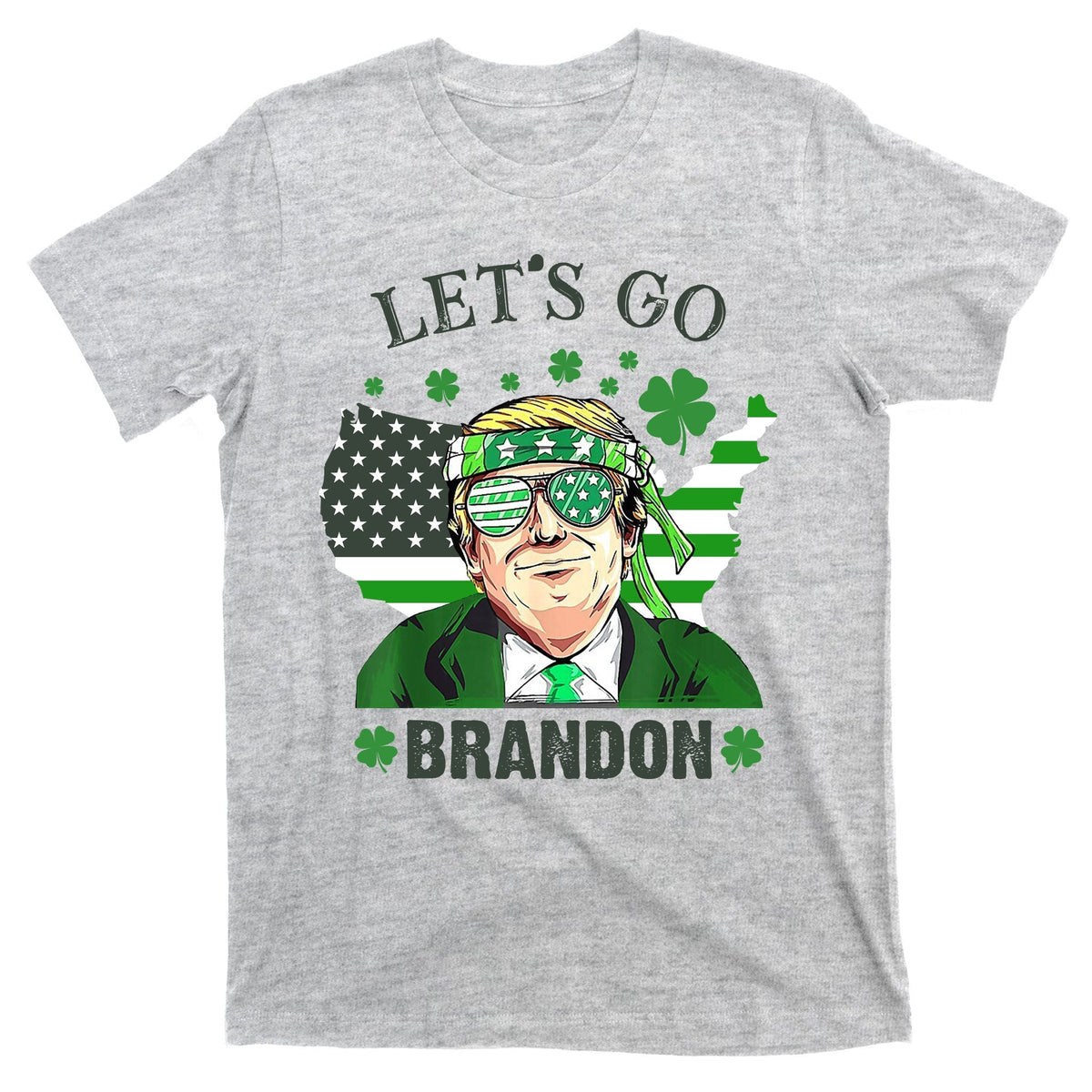 Let's Go Brandon St Patrick's Day Trump Funny Political product image 9