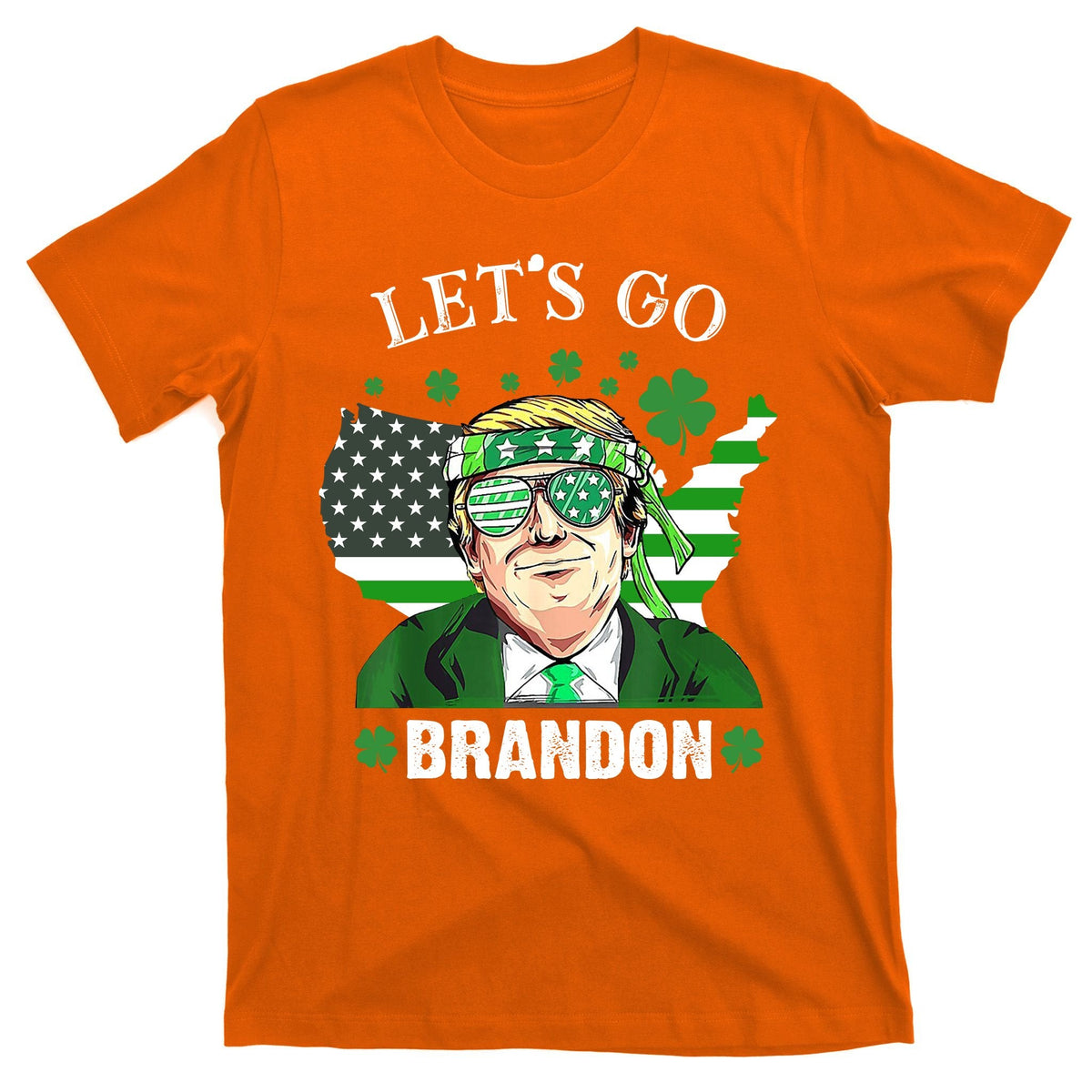 Let's Go Brandon St Patrick's Day Trump Funny Political product image 5