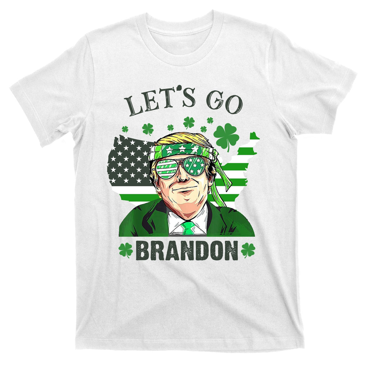 Let's Go Brandon St Patrick's Day Trump Funny Political product image 11