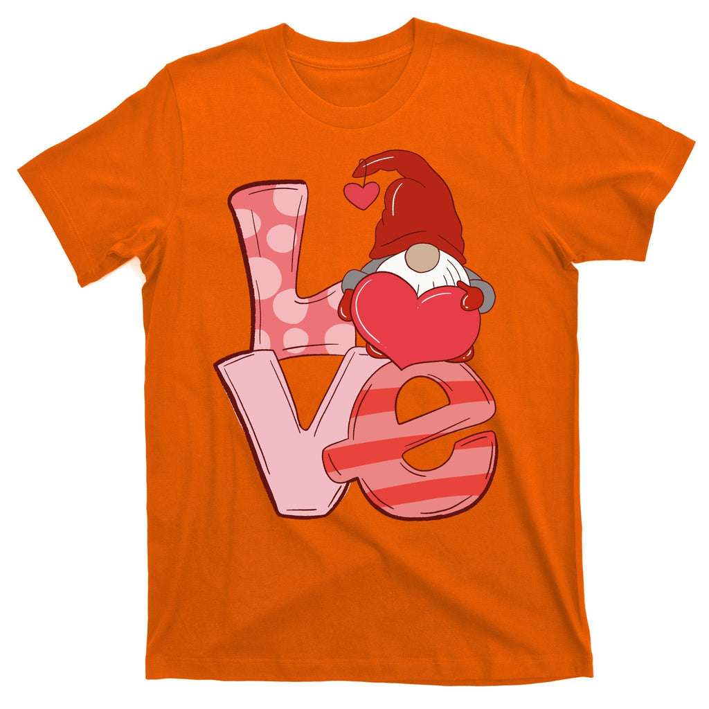 Love Gnome Valentines Day Cute Gift T-Shirt product image 5