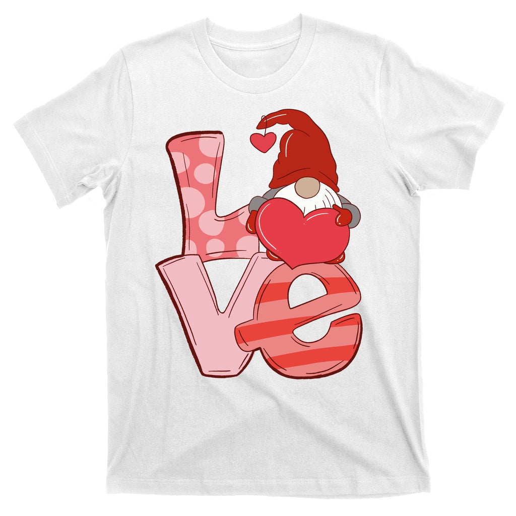 Love Gnome Valentines Day Cute Gift T-Shirt product image 11