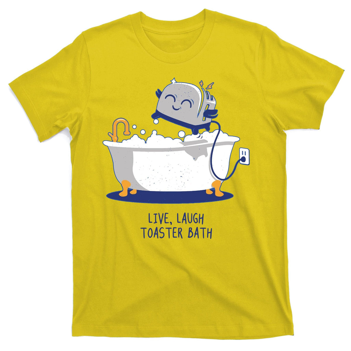 Live Laugh Toaster Bath Funny T-Shirt product image 3