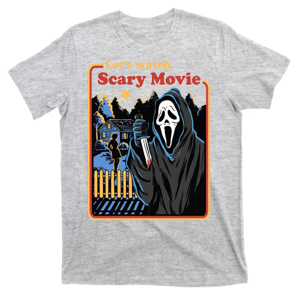 Let's Watch A Scary Movie Funny Halloween T-Shirt product image 9
