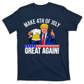 Make 4th of July Great Again! Donald Trump Beer USA T-Shirt product image 1