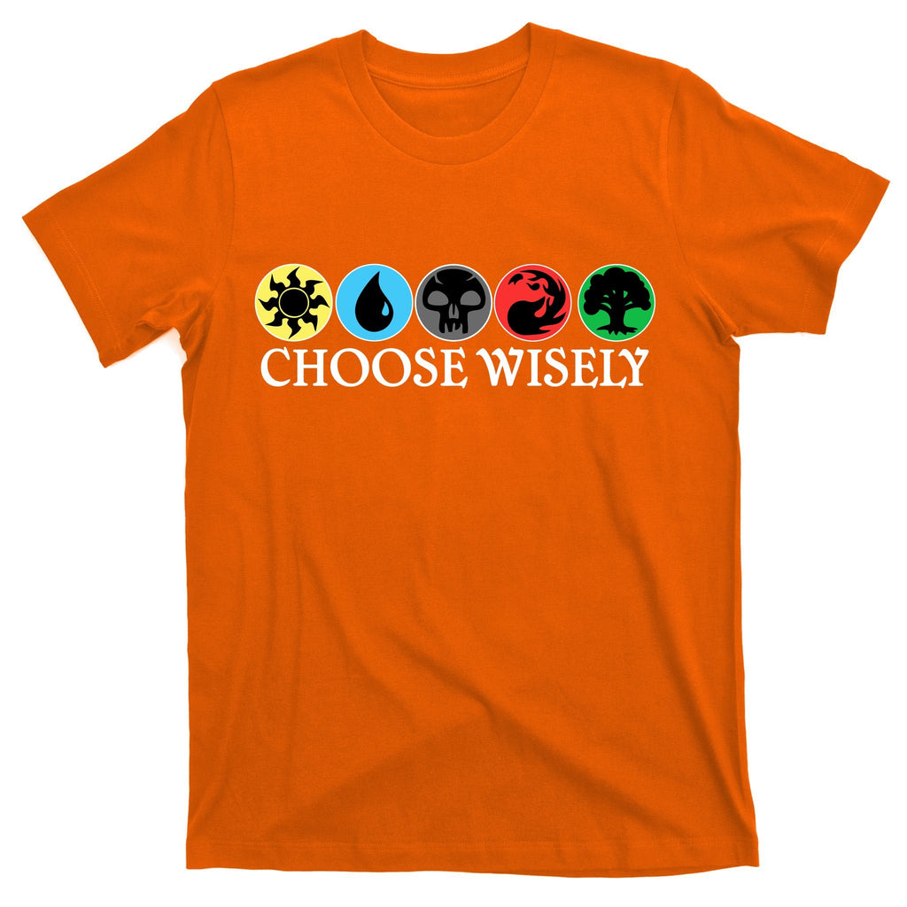 Mana Symbols Gathering Magic Choose Wisely T-Shirt product image 5