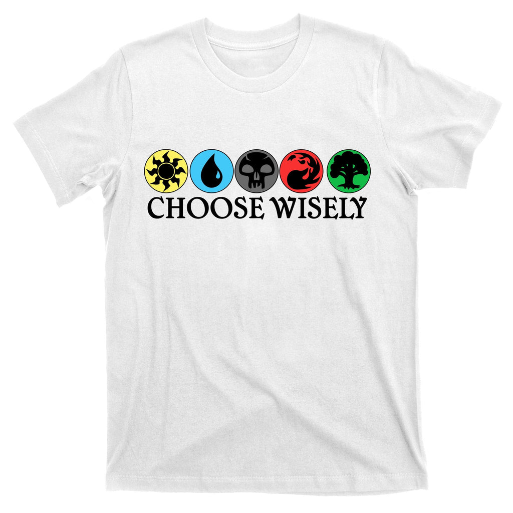 Mana Symbols Gathering Magic Choose Wisely T-Shirt product image 11