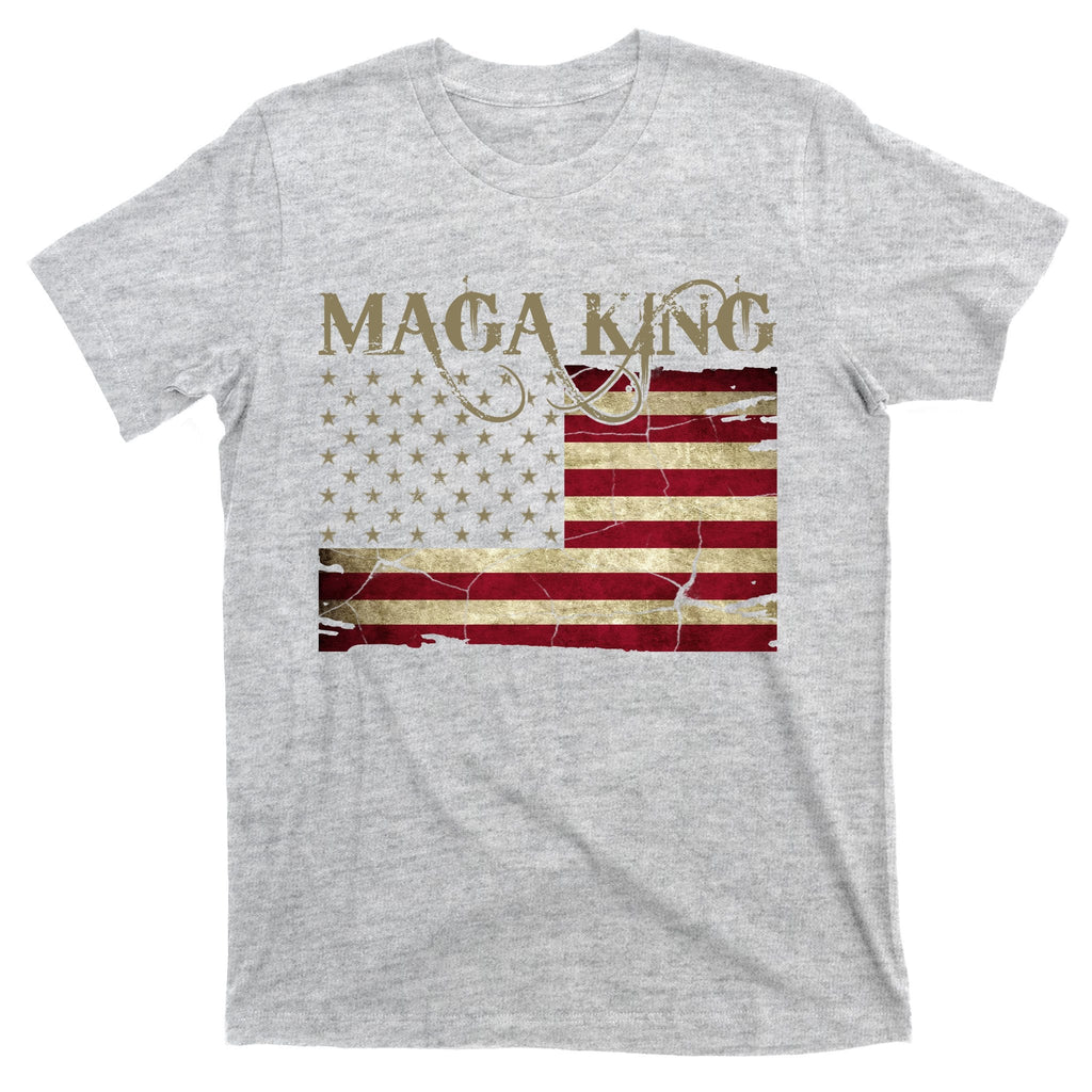 Maga King United States Vintage Flag T-Shirt product image 9