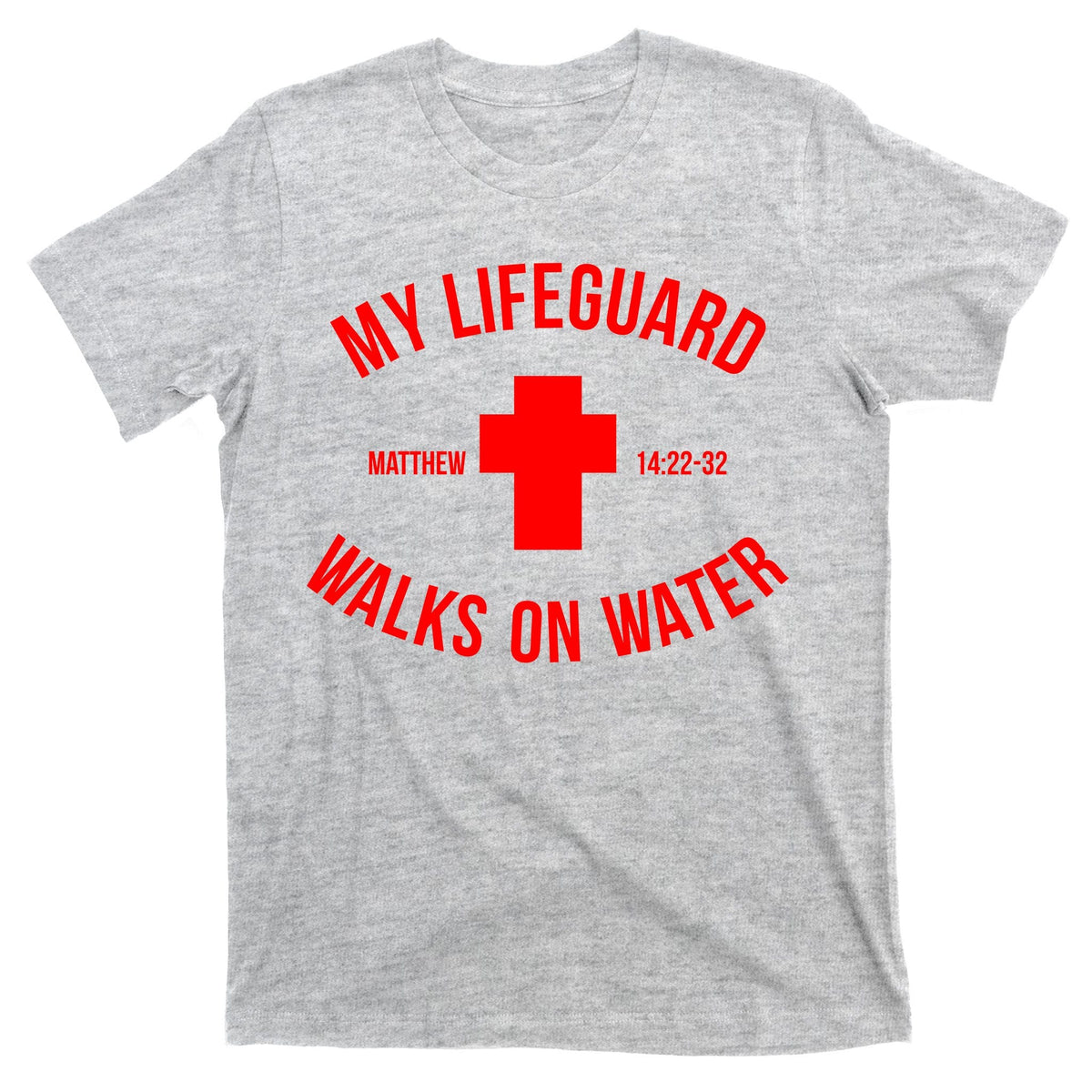 My Lifeguard Walks on Water - Matthew 14:22-32 Jesus Cross product image 9