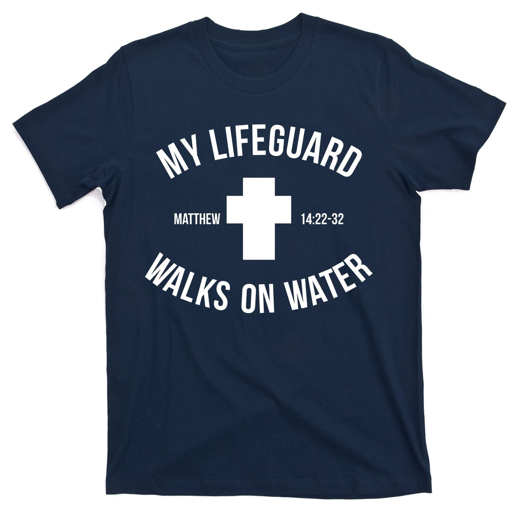 My Lifeguard Walks on Water - Matthew 14:22-32 Jesus Cross product image 1