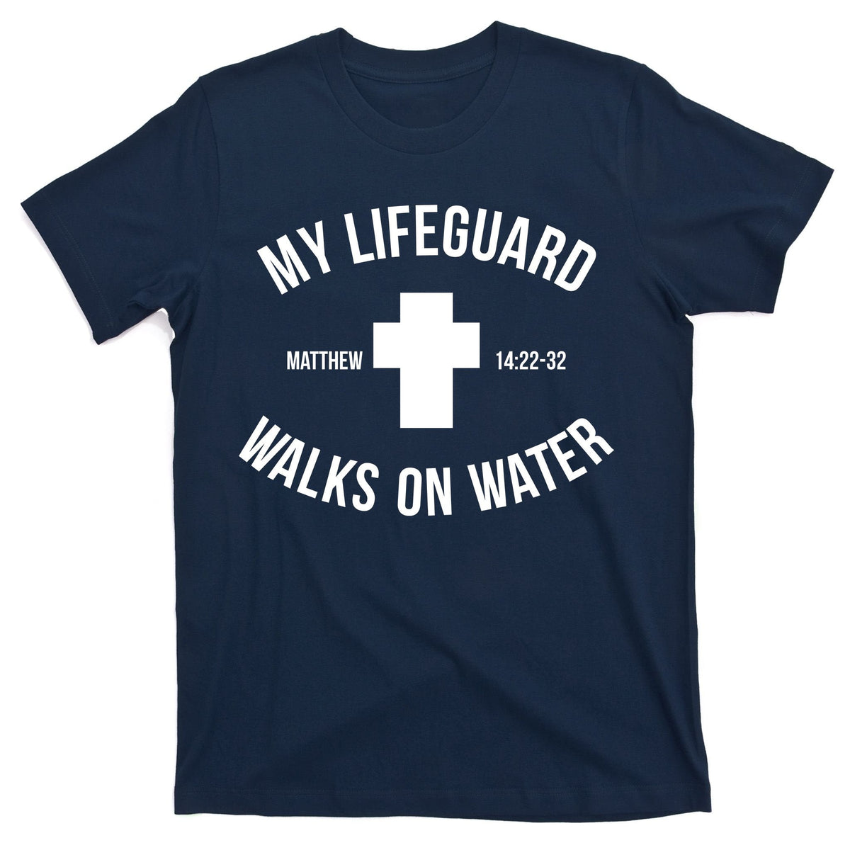 My Lifeguard Walks on Water - Matthew 14:22-32 Jesus Cross product image 1