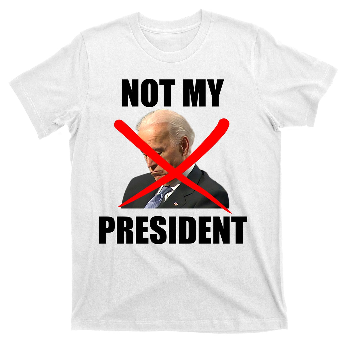 Not My President Trump Anti Biden T-Shirt product image 11