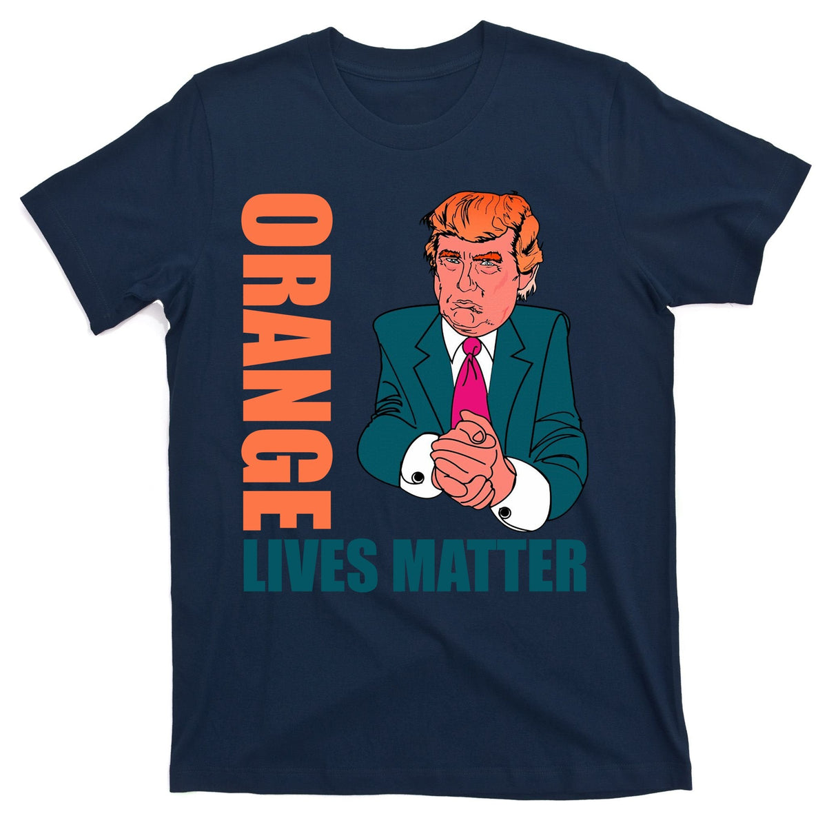 Orange Lives Matter Funny Trump T-Shirt product image 1