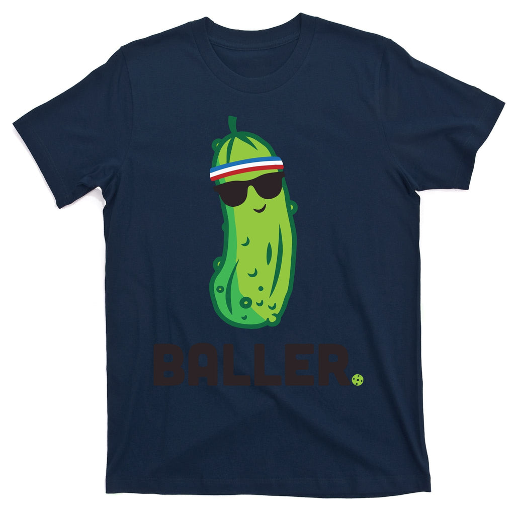 Pickle Baller Funny Pickleball T-Shirt product image 1