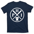 Philadelphia Baseball Emblem Retro Philly Team T-Shirt product image 1