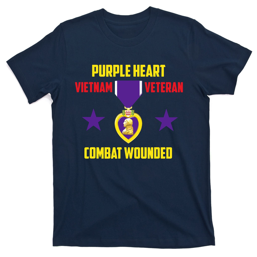 Purple Heart Vietnam Veteran T-Shirt product image 1